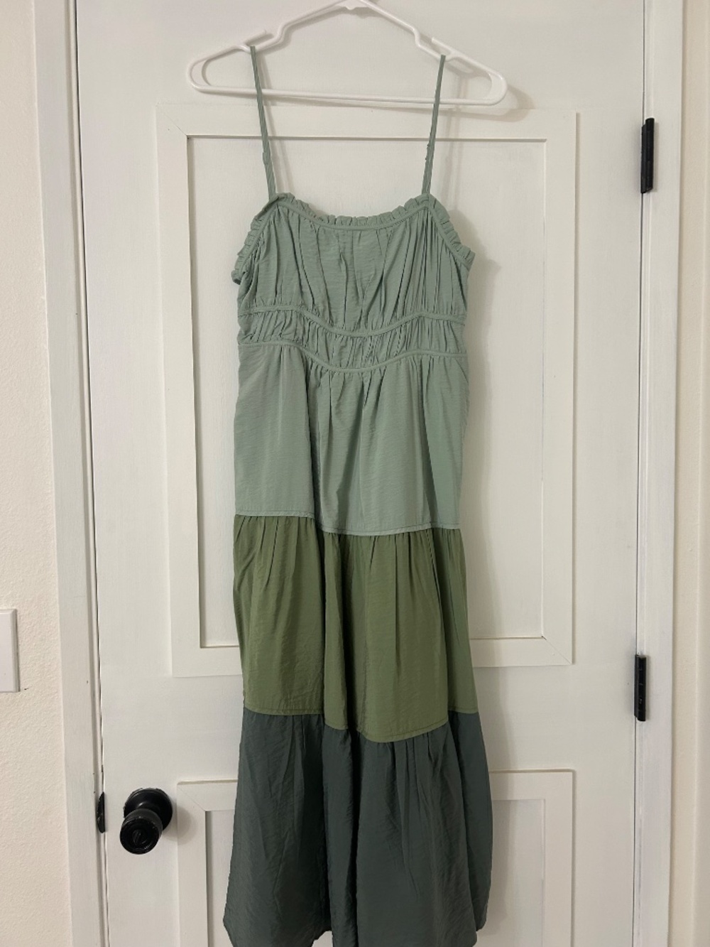 Madewell Tiered Maxi Dress 00 - Picture 2 of 2